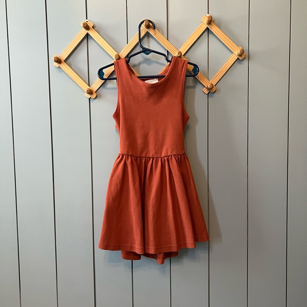 Minimalisma size 4-5 burnt orange dress